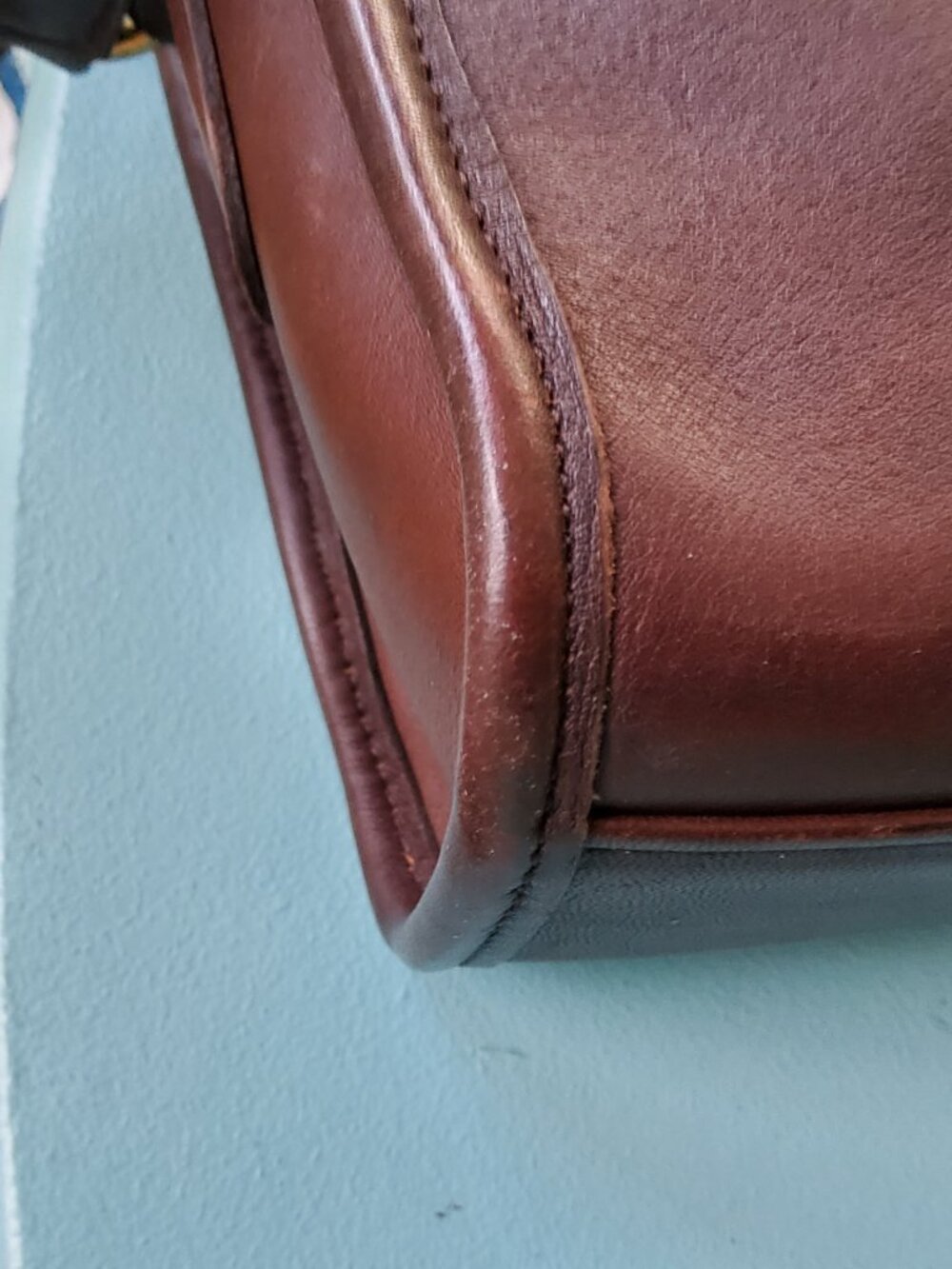 Vintage Coach Metropolis Crossbody in Mahogony 9087 - Picture 10 of 13